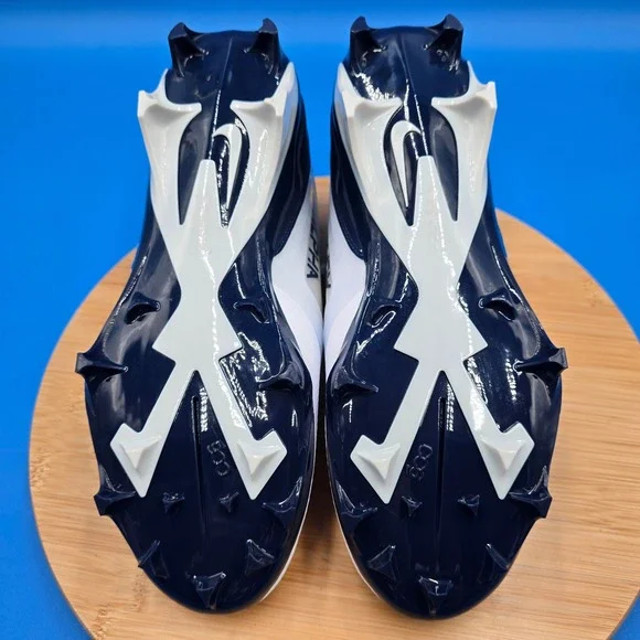 Nike‎ Alpha Menace 4 Pro White Navy Football Cleats Men's Size 9 FD7037-104 NEW